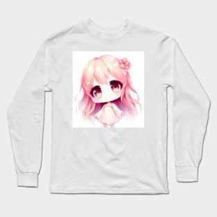 Cute chibi girl Long Sleeve T-Shirt